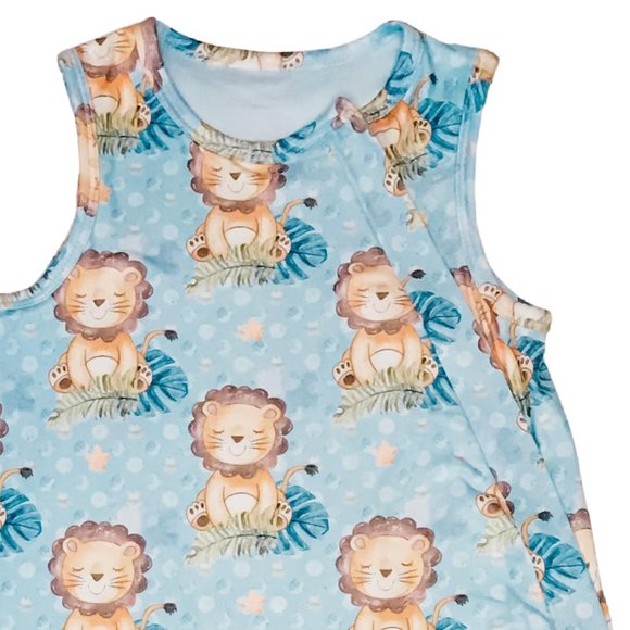 NEW! Infant Girls & Boys Lion Lined Sleep Bags | Baby Safe Sleep Blankets - Picture 2 of 2